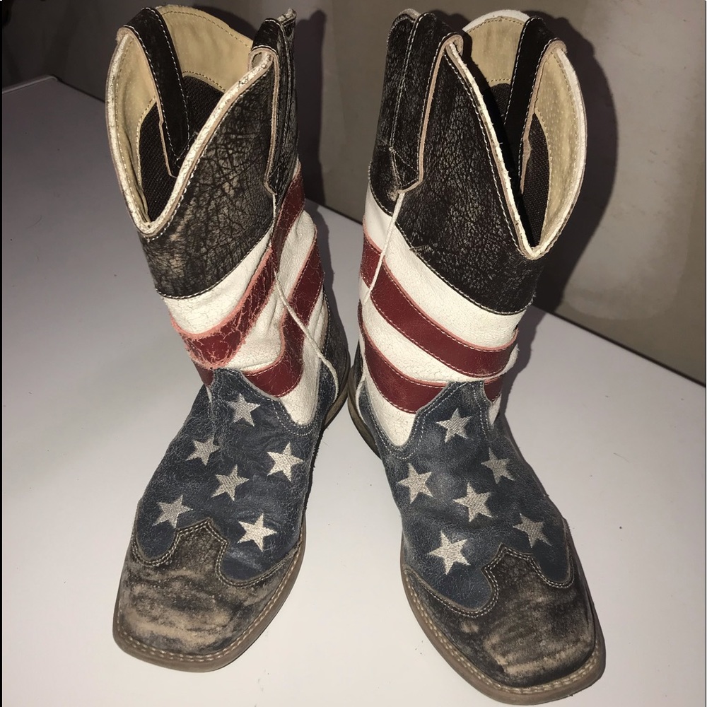 American flag boots